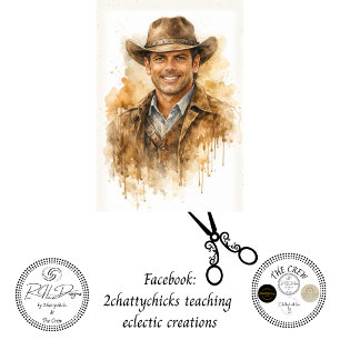 Decoupage Good Sherriff Clay Boone  Tissue Paper