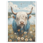 Decoupage Highland Cow Named Hamish