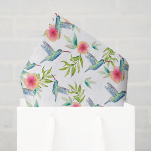 Decoupage Hummingbird Birthday Party Shower Tissue Paper