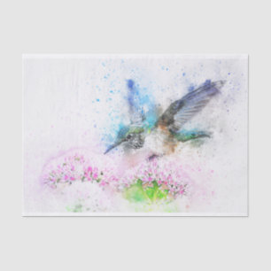 Decoupage Hummingbird Watercolor Tissue Paper