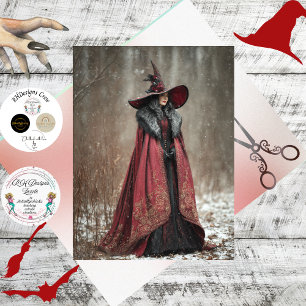 Decoupage Irish Winter Witch of Light Tissue Paper