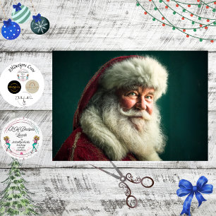 Decoupage Magical Tradition Santa Claus Tissue Paper