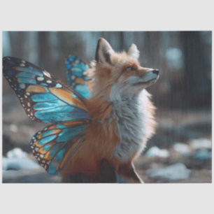 Decoupage Majestic Winged Mythical Fox  Tissue Paper
