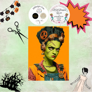 Decoupage Mrs. Moster Bold Orange Industria  Tissue Paper