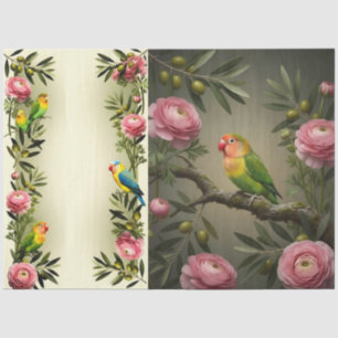 Decoupage Nature Poetry Collection Tissue Paper