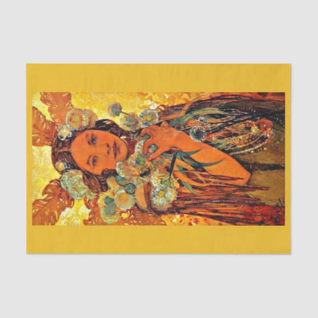 Decoupage Paper 10"x15" - Alphonse Mucha 2 (Front)