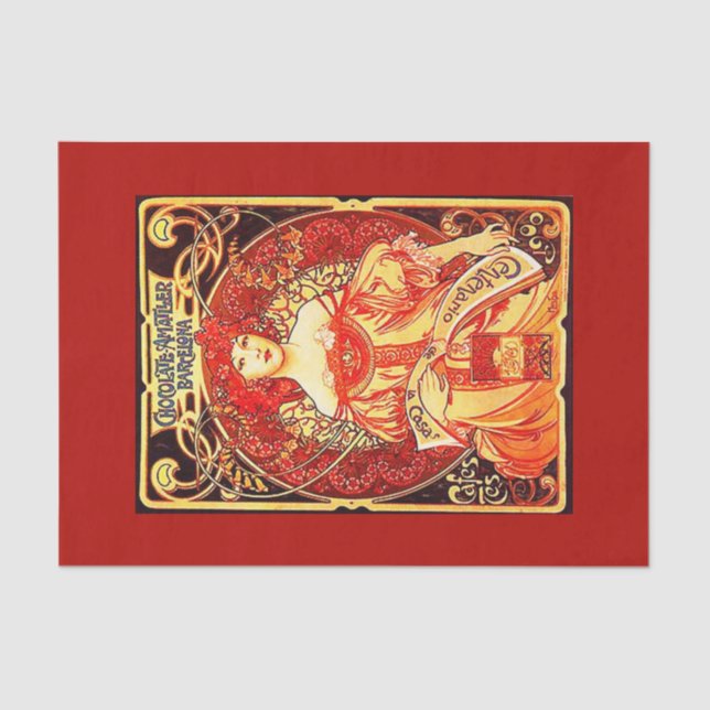 Decoupage Paper 10"x15" - Alphonse Mucha 31 (Front)