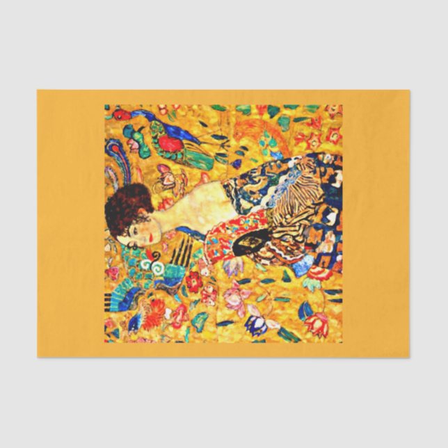 Decoupage Paper 10"x15" - Gustav Klimt 2 (Front)