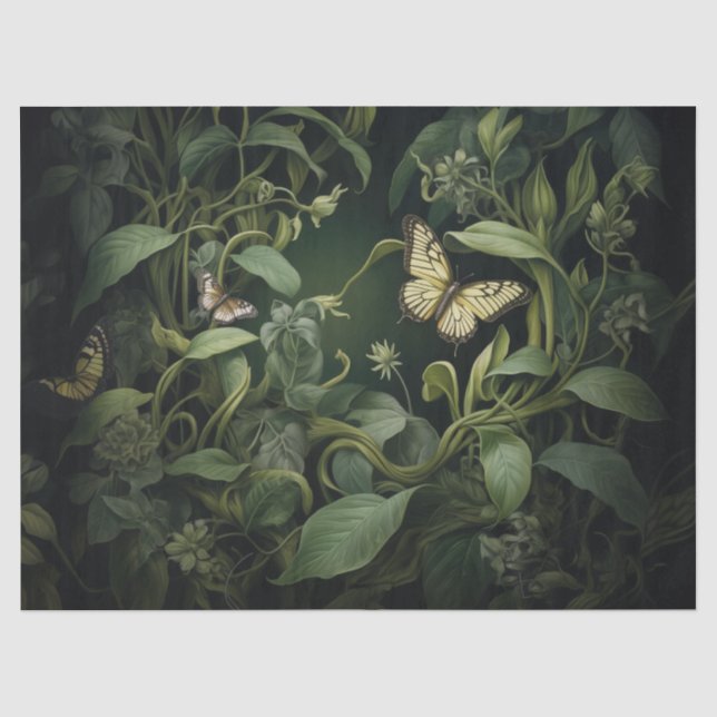 Decoupage Paper- Verdant Vines Tissue Paper (Front)