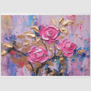 Decoupage Paper - Vibrant Petal Parade 1