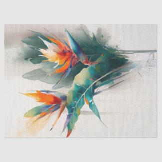 Decoupage Paper, Wrapping, - Blooming Splendour 4 Tissue Paper