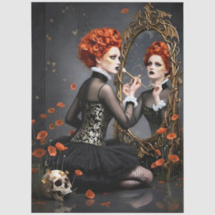 Decoupage Poetic Gothic Motifs Tissue Paper