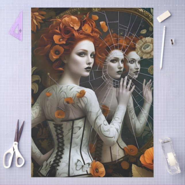 Decoupage Poetic Gothic Motifs  Tissue Paper (Craft)