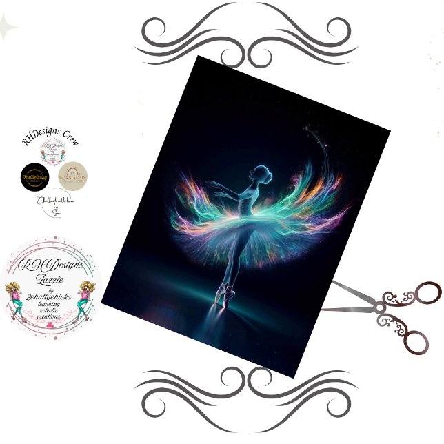 Decoupage Radiant of the Ora Ballerina  Tissue Paper (Creator Uploaded)