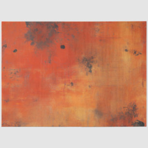 Decoupage Rust Patina Faux Finish  Tissue Paper