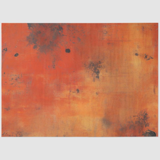 Decoupage Rust Patina Faux Finish  Tissue Paper (Front)