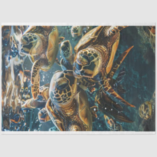 Decoupage Sea Turtles Tissue Paper