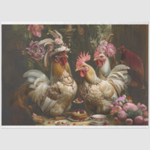 Decoupage Southern Bell Vintage Chicks Tea Party Tissue Paper
