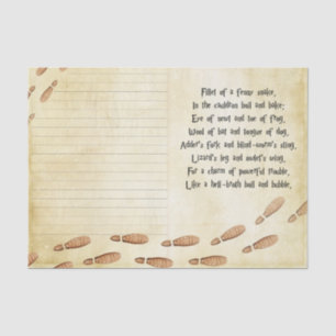 Decoupage Spell Paper Magic Witch