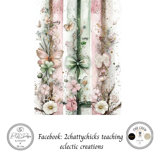 Decoupage St. Patrick's Coordinated Panels  Tissue Paper (Creator Uploaded)