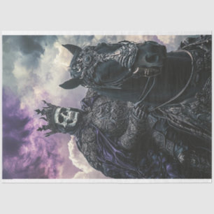 Decoupage Steampunk Gothic Skeleton  Tissue Paper