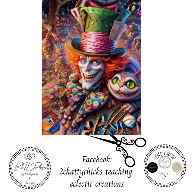 Decoupage Tea Part Fantasy Art  Tissue Paper (Creator Uploaded)