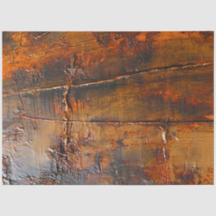 Decoupage Textured Faux Finish Copper Colour  Tissue Paper