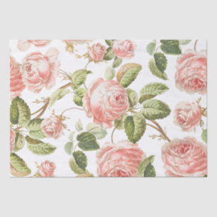 DECOUPAGE TISSUE PAPER : ROSES