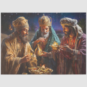 Decoupage Vintage 3 Wise Men  Tissue Paper