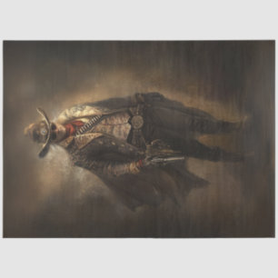 Decoupage Western Cowboy Sherriff Wild West Tissue Paper