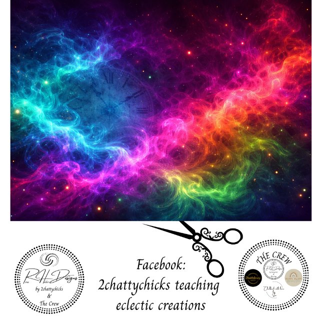 Decoupage Whimsical Fantasy Art Abstract Tissue Paper (Creator Uploaded)