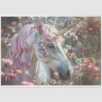 Decoupage Whimsical Fantasy Unicorn