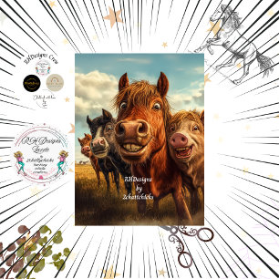 Decoupage Whimsical Funny Animal Pose  Tissue Paper