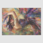 Decoupage Whimsical Vibrant Woman Dancer