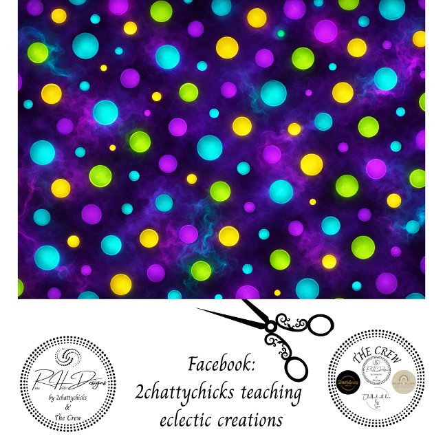 Decoupage Whimsical Wonderland Cosmic Dots  Tissue Paper (Creator Uploaded)