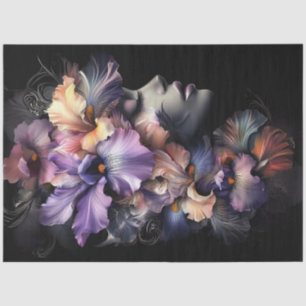 Decoupage Woman Floral Obsession Delicate Petals Tissue Paper