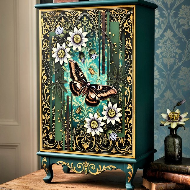 Decoupage Woodland Moth Illustration Tissue Paper (Creator Uploaded)