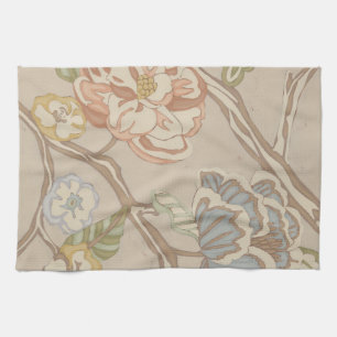 Decrative Organza Chintz Floral Design Tea Towel