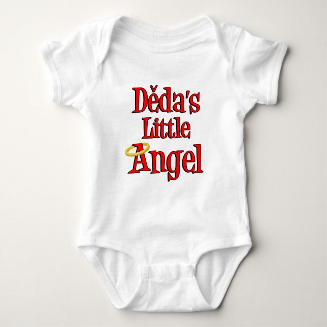 Deda's Little Angel Baby Bodysuit (Front)