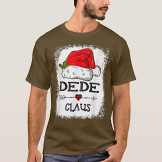 Dede Claus Christmas Light Pajama Family Matching T-Shirt