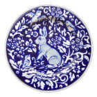 Dedham Blue White Rabbit Ceramic Drawer Pull Knob