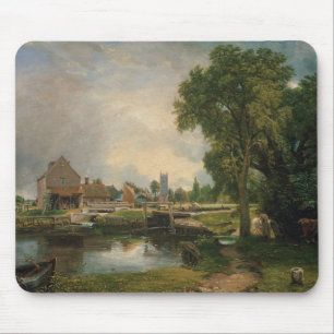 Dedham Lock and Mill, 1820 Mouse Pad