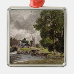 Dedham Lock and Mill Metal Tree Decoration