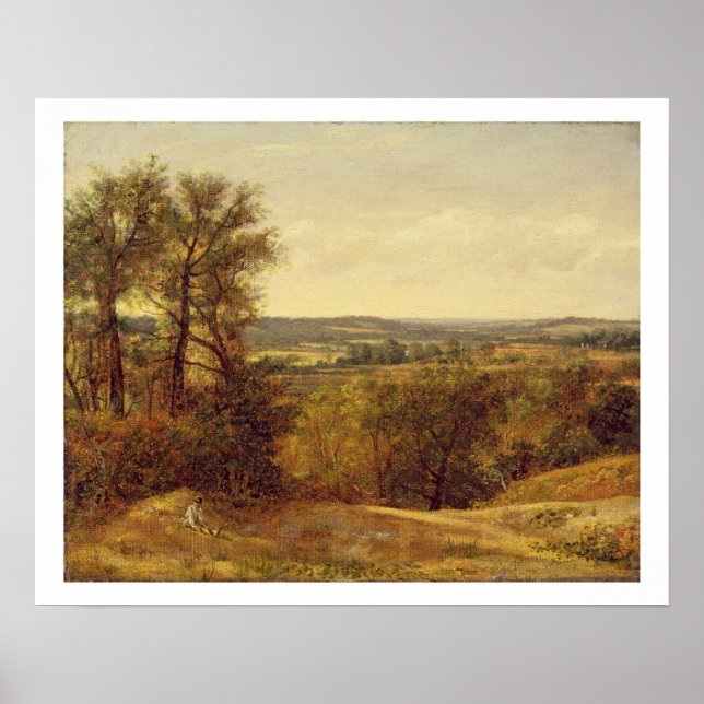 Dedham Vale, c.1802 (oil on canvas) Poster (Front)