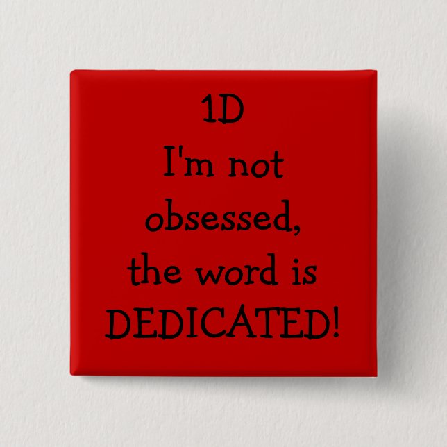 dedicated 15 cm square badge (Front)