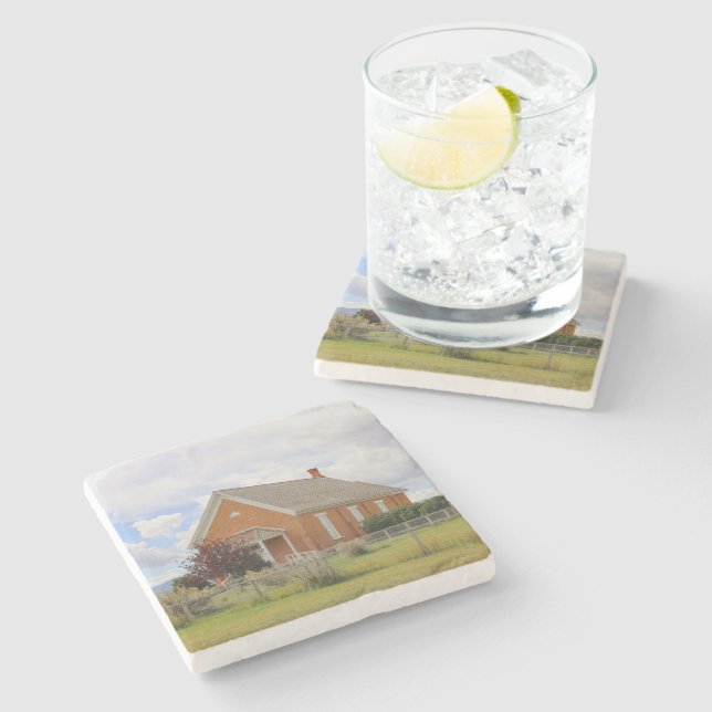 Dedicated 1892  stone coaster (Side)