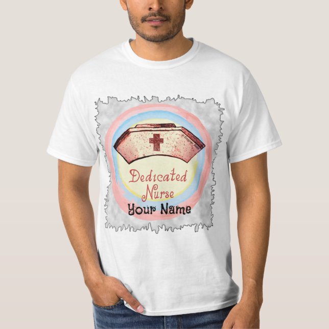 Dedicated nurse cap T-Shirt (Front)
