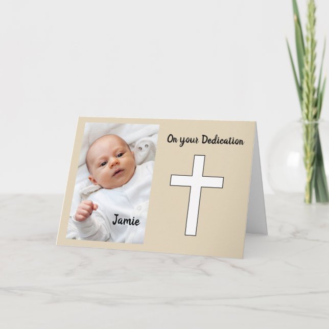 Dedication photo card (Front)