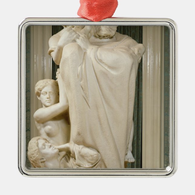 Dedication to Brahms, 1909 Metal Tree Decoration (Front)