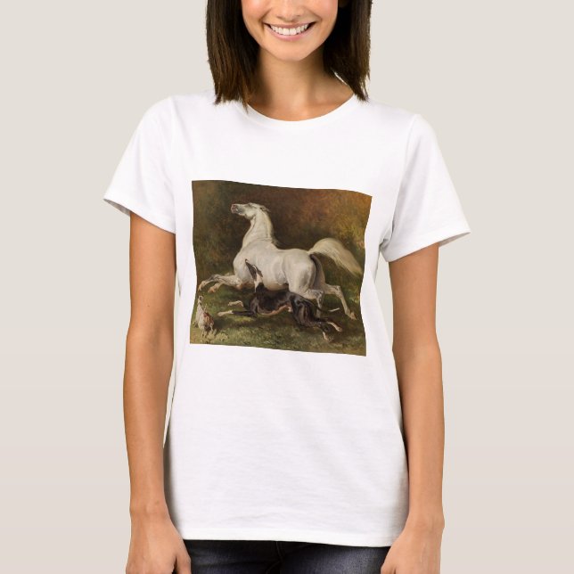 Dedreux "Galloping Horse and Greyhound" T-Shirt (Front)